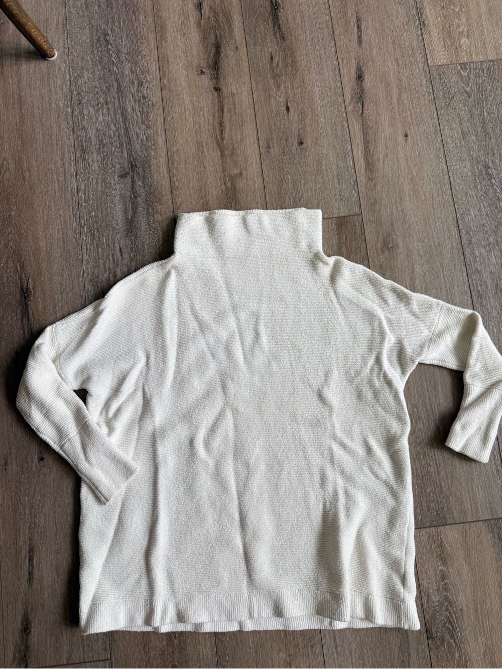 Free People Cream Turtleneck Sweater